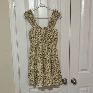 Floral Yellow Sundress